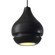 Arabesque 1-Light Pendant (254|CER-6400-CRB-MBLK-BKCD)