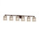 Regency 6-Light Bath Bar (254|GLA-8436-26-CLRT-DBRZ)