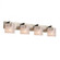 Modular 4-Light LED Bath Bar (254|FSN-8924-30-SEED-NCKL-LED4-2800)