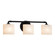 Bronx 3-Light Bath Bar (254|FSN-8463-30-OPAL-MBLK)