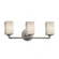 Bronx 3-Light Bath Bar (254|FSN-8463-15-OPAL-NCKL)