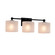 Tetra 3-Light Bath Bar (254|FSN-8423-30-FRCR-MBLK)