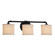 Bronx 3-Light Bath Bar (254|FAB-8463-30-CREM-MBLK)