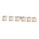 Era 6-Light Bath Bar (254|FAB-8446-30-WHTE-NCKL)