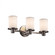 Rondo 3-Light Bath Bar (254|FAB-8513-10-WHTE-CROM)
