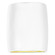 Small ADA Wide LED Cylinder - Open Top & Bottom (254|CER-8857-WHT-LED1-1000)