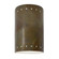 Small LED Cylinder w/ Perfs - Closed Top (Outdoor) (254|CER-0990W-SLTR-LED1-1000)