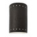 Small LED Cylinder w/ Perfs - Closed Top (254|CER-0990-HMIR-LED1-1000)