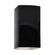 Small LED Rectangle - Open Top & Bottom (254|CER-0915-BLK-LED1-1000)