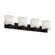 Modular 4-Light Bath Bar (254|FSN-8924-30-OPAL-MBLK)