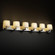Modular 6-Light Bath Bar (254|POR-8926-10-WAVE-MBLK)