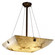 24'' Pendant Bowl w/ Concentric Squares Finials (254|FAL-9662-25-DBRZ-F5)