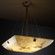 18'' Pendant Bowl w/ Pair Cylindrical Finials (254|FAL-9661-35-DBRZ-F1)