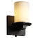 Dakota 1-Light Wall Sconce (254|CNDL-8771-10-CREM-MBLK)