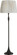 Romero Medium Floor Lamp (279|SCH 1020BZ-107)