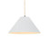 Large Avola 1-Light Pendant (254|CER-6645-WTWT-MBLK-BEIG-TWST)