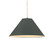 Large Avola 1-Light Pendant (254|CER-6645-PWGN-NCKL-BEIG-TWST)