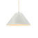Large Avola 1-Light Pendant (254|CER-6645-MAT-NCKL-BEIG-TWST)