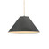 Large Avola 1-Light Pendant (254|CER-6645-GRY-NCKL-BEIG-TWST-LED1-700)