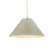 Large Avola LED 1-Light Pendant (254|CER-6645-CKC-NCKL-BEIG-TWST-LED1-700)