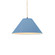 Small Avola 1-Light Pendant (254|CER-6640-SKBL-MBLK-BEIG-TWST-LED1-700)