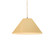 Small Avola 1-Light Pendant (254|CER-6640-MYLW-ABRS-BEIG-TWST-LED1-700)