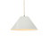 Small Avola 1-Light Pendant (254|CER-6640-MAT-ABRS-BEIG-TWST)