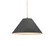 Small Avola 1-Light Pendant (254|CER-6640-GRY-NCKL-BEIG-TWST-LED1-700)