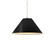 Small Avola 1-Light Pendant (254|CER-6640-CRB-NCKL-BEIG-TWST-LED1-700)