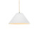 Small Avola 1-Light Pendant (254|CER-6640-BIS-NCKL-BEIG-TWST-LED1-700)