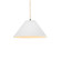 Small Avola 1-Light Pendant (254|CER-6640-BIS-MBLK-BEIG-TWST)