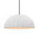Pleated Dome 1-Light Pendant (254|CER-6633-BIS-MBLK-BKCD)