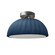 Pleated Dome Semi-Flush (254|CER-6623-MDMT-NCKL)