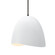Medium Brisa 1-Light Pendant (254|CER-6613-WTWT-MBLK-BKCD-LED1-700)