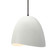 Medium Brisa 1-Light Pendant (254|CER-6613-MAT-MBLK-BKCD-LED1-700)