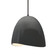 Medium Brisa 1-Light Pendant (254|CER-6613-GRY-MBLK-BKCD)