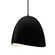 Medium Brisa 1-Light Pendant (254|CER-6613-CRB-MBLK-BKCD)