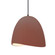 Medium Brisa 1-Light Pendant (254|CER-6613-CLAY-MBLK-BKCD-LED1-700)