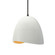 Small Brisa 1-Light Pendant (254|CER-6610-MTGD-MBLK-BKCD-LED1-700)