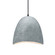 Small Brisa 1-Light Pendant (254|CER-6610-CONC-MBLK-BKCD)