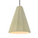 Tall Fluted 1-Light Pendant (254|CER-6607-VAN-NCKL-BKCD)