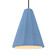 Tall Fluted 1-Light Pendant (254|CER-6607-SKBL-MBLK-RIGID)