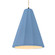 Tall Fluted 1-Light Pendant (254|CER-6607-SKBL-MBLK-BEIG-TWST-LED1-700)