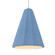 Tall Fluted 1-Light Pendant (254|CER-6607-SKBL-ABRS-WTCD)