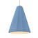 Tall Fluted 1-Light Pendant (254|CER-6607-SKBL-ABRS-BEIG-TWST)