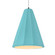 Tall Fluted 1-Light Pendant (254|CER-6607-RFPL-DBRZ-WTCD-LED1-700)