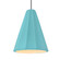 Tall Fluted 1-Light Pendant (254|CER-6607-RFPL-CROM-RIGID)