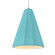 Tall Fluted 1-Light Pendant (254|CER-6607-RFPL-ABRS-WTCD)