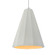 Tall Fluted 1-Light Pendant (254|CER-6607-MTGD-CROM-WTCD)