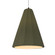 Tall Fluted 1-Light Pendant (254|CER-6607-MGRN-MBLK-WTCD)